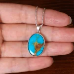 گردنبند فیروزه کد 32018