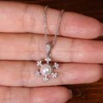 گردنبند طرح مروارید زنانه کد 32162