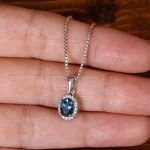 گردنبند توپاز زنانه کد 32182