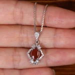 گردنبند عقیق زنانه کد 32184