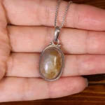 گردنبند عقیق باباقوری زنانه کد 32195