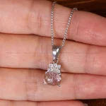 گردنبند دُر نجف زنانه کد 32222