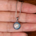 گردنبند طرح مروارید زنانه کد 32227