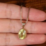 گردنبند سیترین زنانه کد 32234