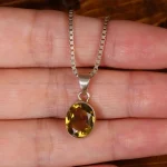 گردنبند سیترین زنانه کد 32236