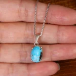 گردنبند فیروزه زنانه کد 32242