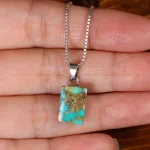 گردنبند فیروزه زنانه کد 32247