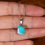 گردنبند فیروزه زنانه کد 32249