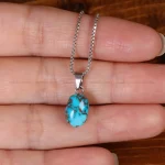 گردنبند فیروزه زنانه کد 32252