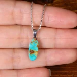 گردنبند فیروزه زنانه کد 32254