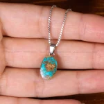 گردنبند فیروزه زنانه کد 32262