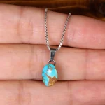 گردنبند فیروزه زنانه کد 32267