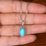 گردنبند فیروزه زنانه کد 32276