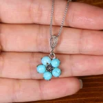 گردنبند فیروزه زنانه کد 32277