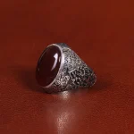 انگشتر عقیق مردانه کد 31160