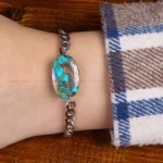 دستبند فیروزه اسپرت کد 31658