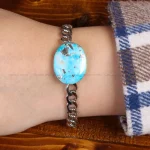 دستبند فیروزه اسپرت کد 31674