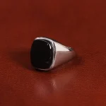 انگشتر عقیق مردانه کد 31682