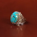 انگشتر فیروزه شجری مردانه کد 31809