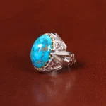 انگشتر فیروزه شجری مردانه کد 31937