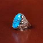 انگشتر فیروزه شجری مردانه کد 31939