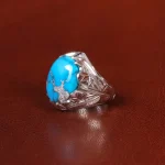 انگشتر فیروزه شجری مردانه کد 31948