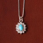 گردنبند فیروزه زنانه کد 32281