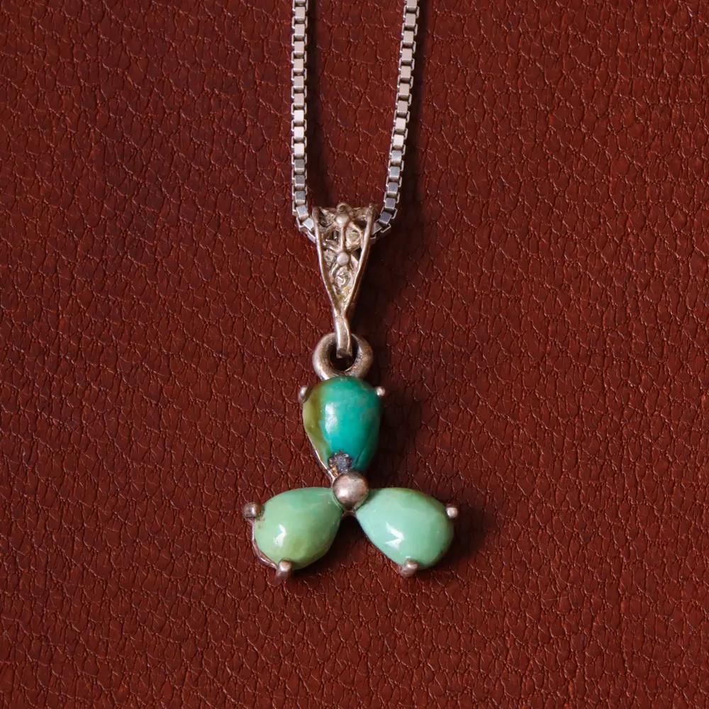 گردنبند فیروزه زنانه کد 32283