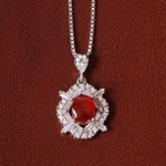 گردنبند عقیق زنانه کد 32288