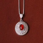 گردنبند عقیق زنانه کد 32294