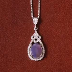 گردنبند عقیق سوسنی زنانه کد 32305
