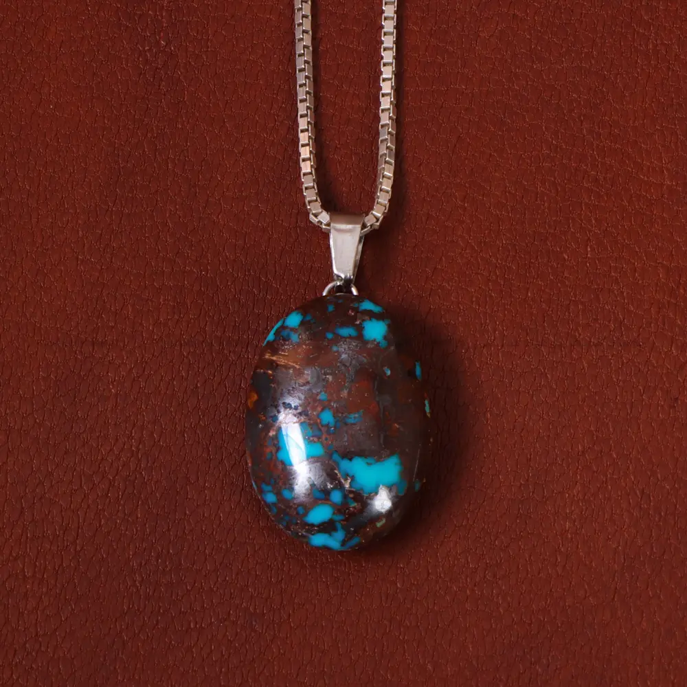 گردنبند فیروزه کد 32398