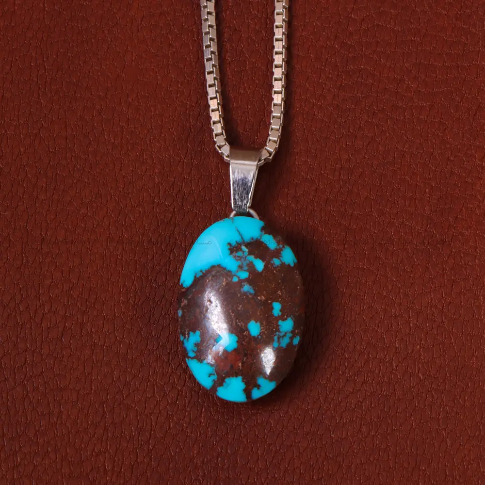 گردنبند فیروزه کد 32425