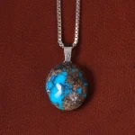 گردنبند فیروزه کد 32491