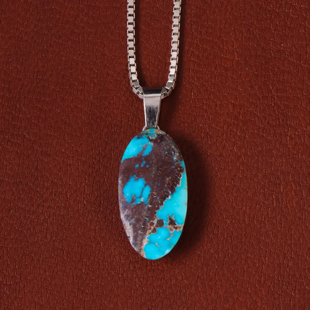 گردنبند فیروزه کد 32493