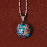 گردنبند فیروزه کد 32525