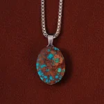 گردنبند فیروزه کد 32543