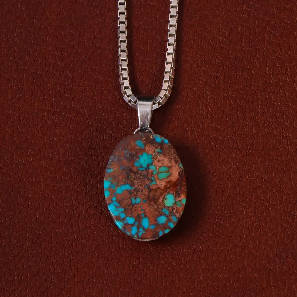 گردنبند فیروزه کد 32543