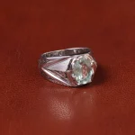 انگشتر آکوامارین مردانه کد 32658