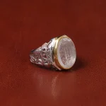 انگشتر دُر نجف مردانه کد 32662