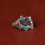 انگشتر فیروزه کوب طرح ایران کد 32798