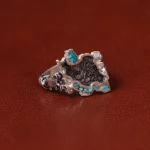 انگشتر فیروزه کوب طرح ایران کد 32800