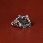 انگشتر فیروزه کوب طرح ایران کد 32801