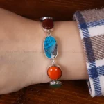 دستبند هفت جواهر زنانه کد 32330