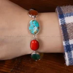 دستبند هفت جواهر زنانه کد 32332