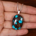 گردنبند فیروزه کد 32358