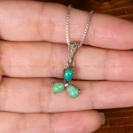 گردنبند فیروزه زنانه کد 32283