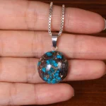 گردنبند فیروزه کد 32431