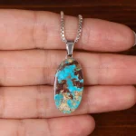 گردنبند فیروزه کد 32446