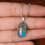 گردنبند فیروزه کد 32483